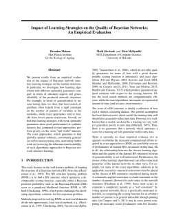 Impact of Learning Strategies on the Quality of Bayesian Networks
