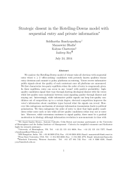 Strategic dissent in the Hotelling-Downs model with