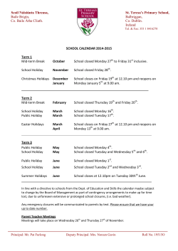 Scoil Náisiúnta Threasa, St. Teresa`s Primary School, Baile Brigín