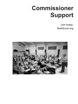 The Role of the District Commissioner in Unit Retention