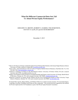 What Do Different Commercial Data Sets Tell Us About Private