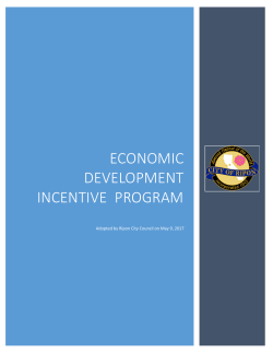 Economic Development Incentive Program