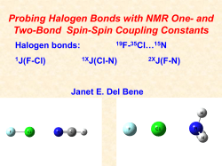 N halogen bonds Hz R(FN)