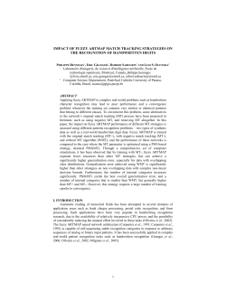 Impact of FAM MT strategies on the recognition of handwritten digits
