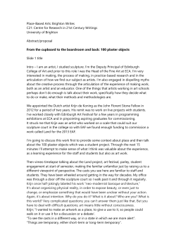 Place-Based Arts proposal Bennett[1]