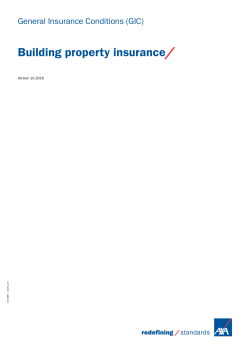 Building property insurance