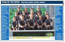 TEAM OF THE WEEK: Guernsey junior hockey players