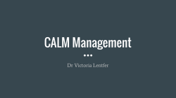 CALM Management