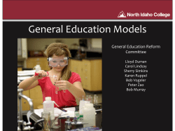 Gen Ed Models