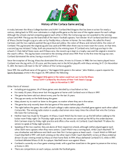 History of the Cortaca Game and Jug