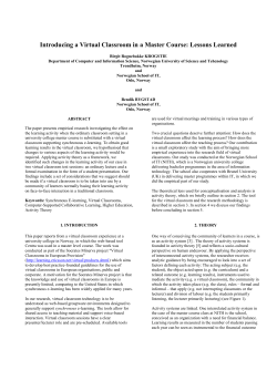 EISTA - Birgit R. Krogstie / Bendik Bygstad