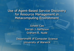 Agent-Based Resource Management for Grid Computing
