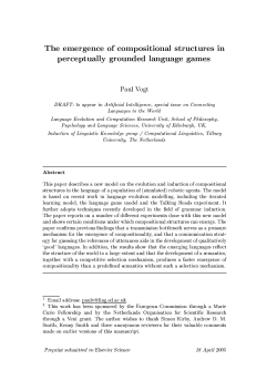 The emergence of compositional structures in perceptually