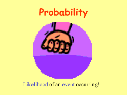 Probability - Galena Park ISD Moodle