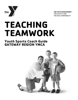 Coach Handbook - Gateway Region YMCA