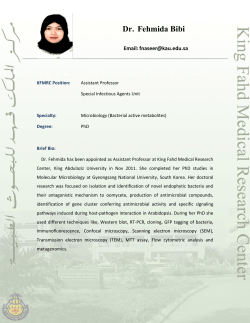 Dr. Fehmida Bibi Mr. Hussa