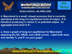 AD, SRAS, LRAS Activity