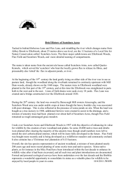 History of Scutcher`s Acre