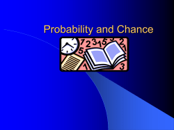 Probability - Net Start Class