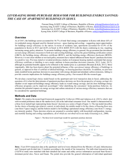 The case of Apartment buildings in Seoul