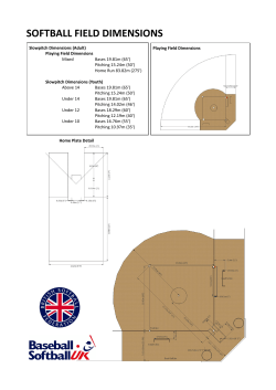 Field Dimensions - British Softball Federation