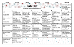 Sunday - Chaska Heights Senior Living