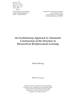 An Evolutionary Approach to Automatic Construction of the