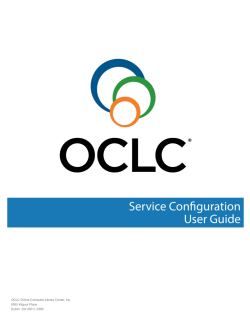 Service Configuration Guide