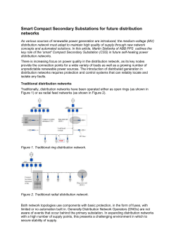 Smart Compact Secondary Substations for future distribution networks
