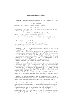 Solutions to Problem Sheet 6