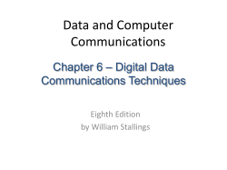 Chapter 6 - William Stallings, Data and - e