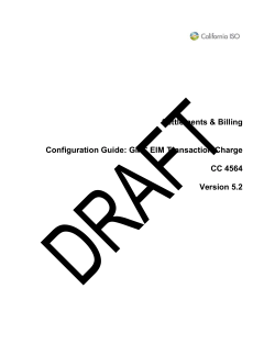 CG CC 4564 GMC EIM Transaction Charge