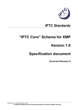 IPTC Core XMP Schema