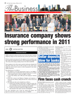 Firm faces cash crunch Dollar deposits blow for