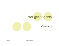 Intelligent Agents