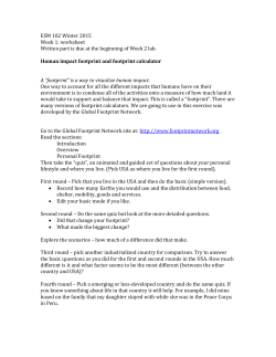 Footprint-calculator-worksheet