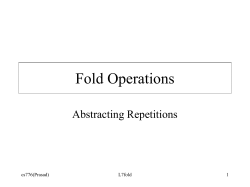 Fold Operation