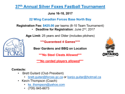 FLYER with all the info