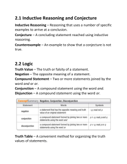 Chapter 2 Notes