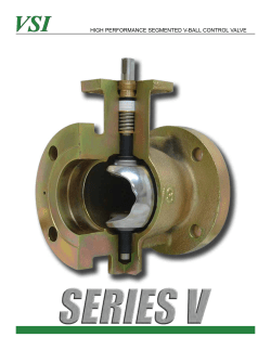 high performance segmented v-ball control valve