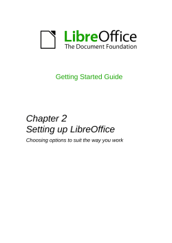Setting up LibreOffice - The Document Foundation Wiki