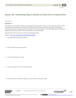 Algebra II Module 4, Topic D, Lesson 30: Student Version