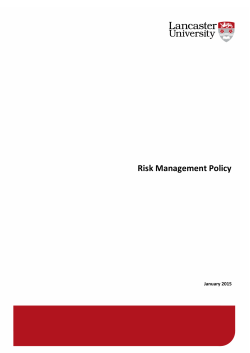 Risk Management Policy