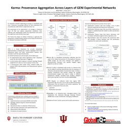 Karma: Provenance Aggregation Across Layers of GENI