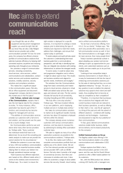 Itec aims to extend communications reach