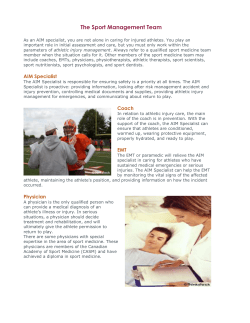 Sport Nutrition Specialist