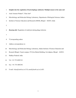 Insights into the regulation of bacteriophage endolysin: Multiple