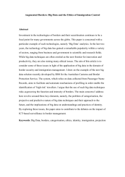 Augmented Borders_Btihaj Ajana_2015