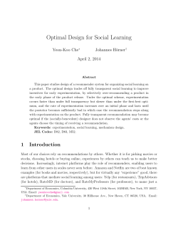 Optimal Design for Social Learning