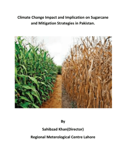 Impact and Implication on Sugarcane and Mitigation Strategies in